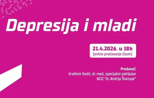 Online predavanje za studente - Depresija i mladi