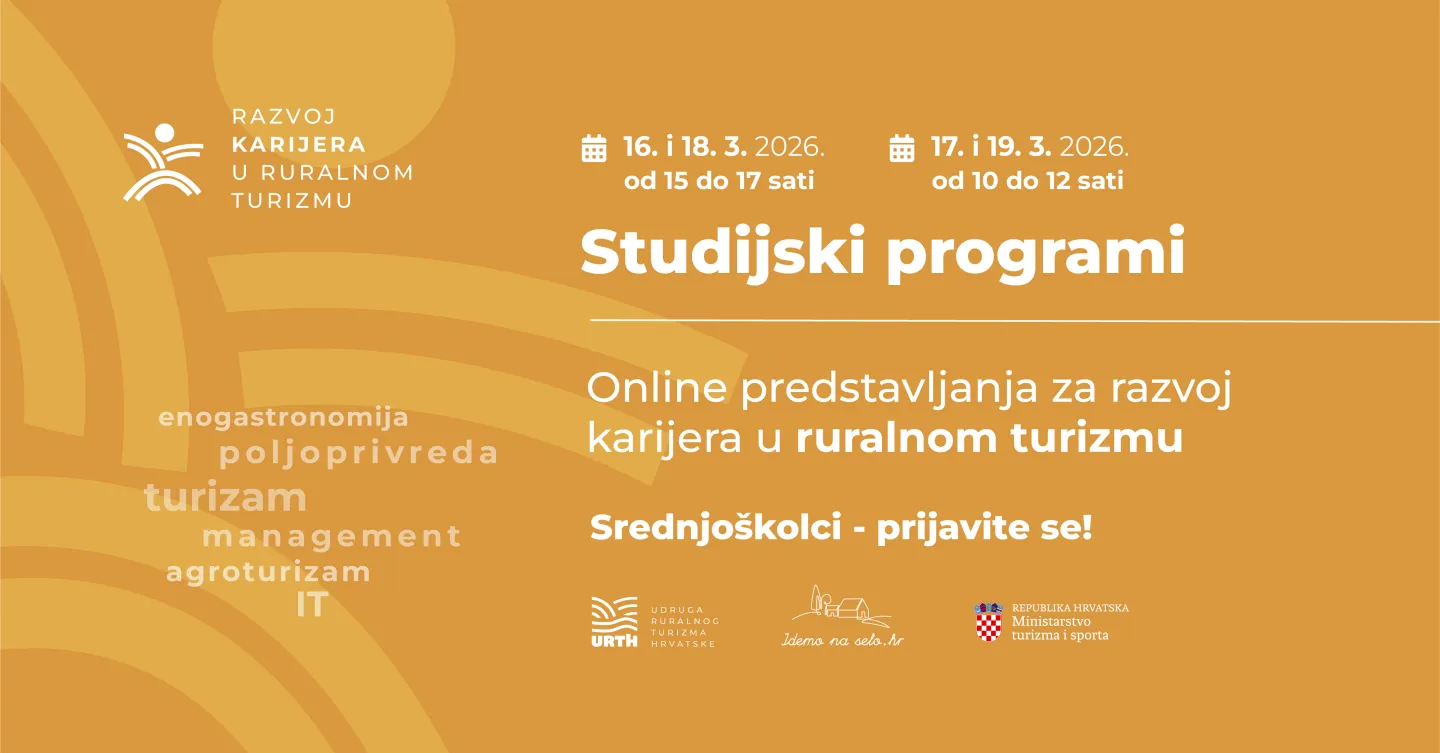 Online predstavljanja za razvoj karijera u ruralnom turizmu