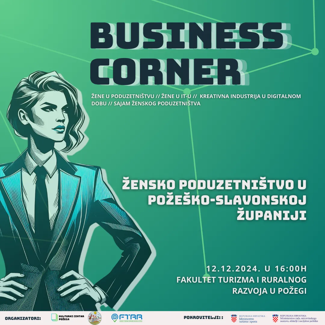Business Corner - Žensko poduzetništvo u Požeško-slavonskoj županiji