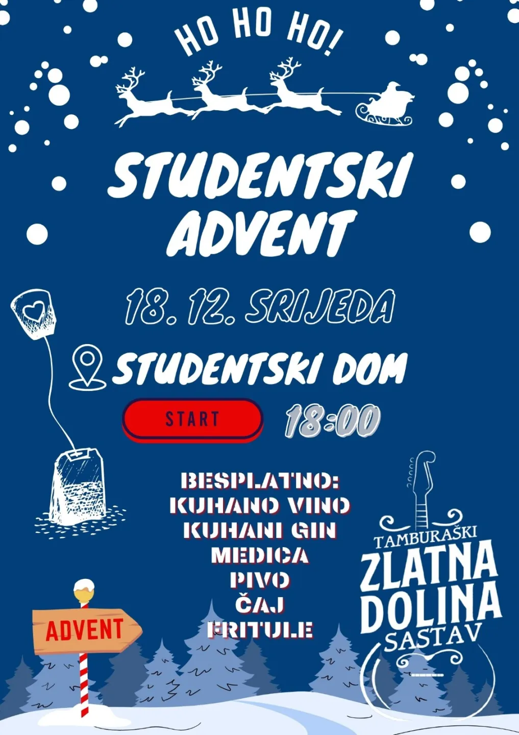 Advent u studentskom domu