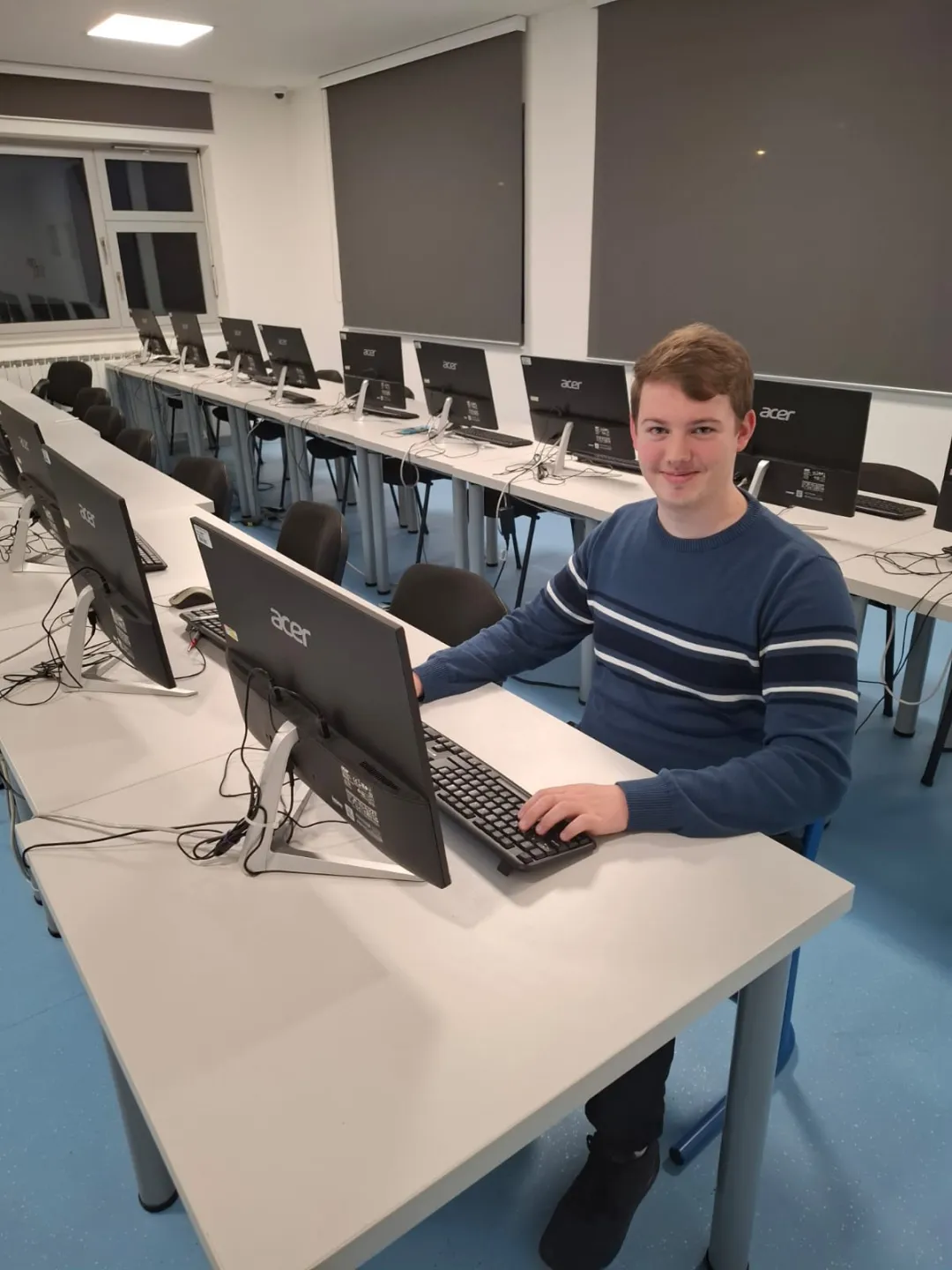 Ivan Ehman oduševljen studiranjem smjera Elektroničko poslovanje i programsko inženjerstvo