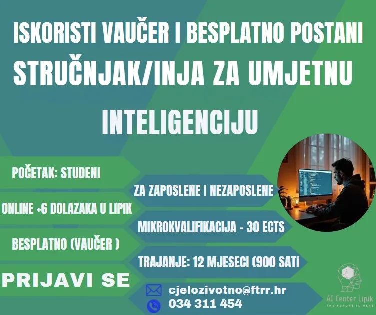 Postani stručnjak/inja za umjetnu inteligenciju