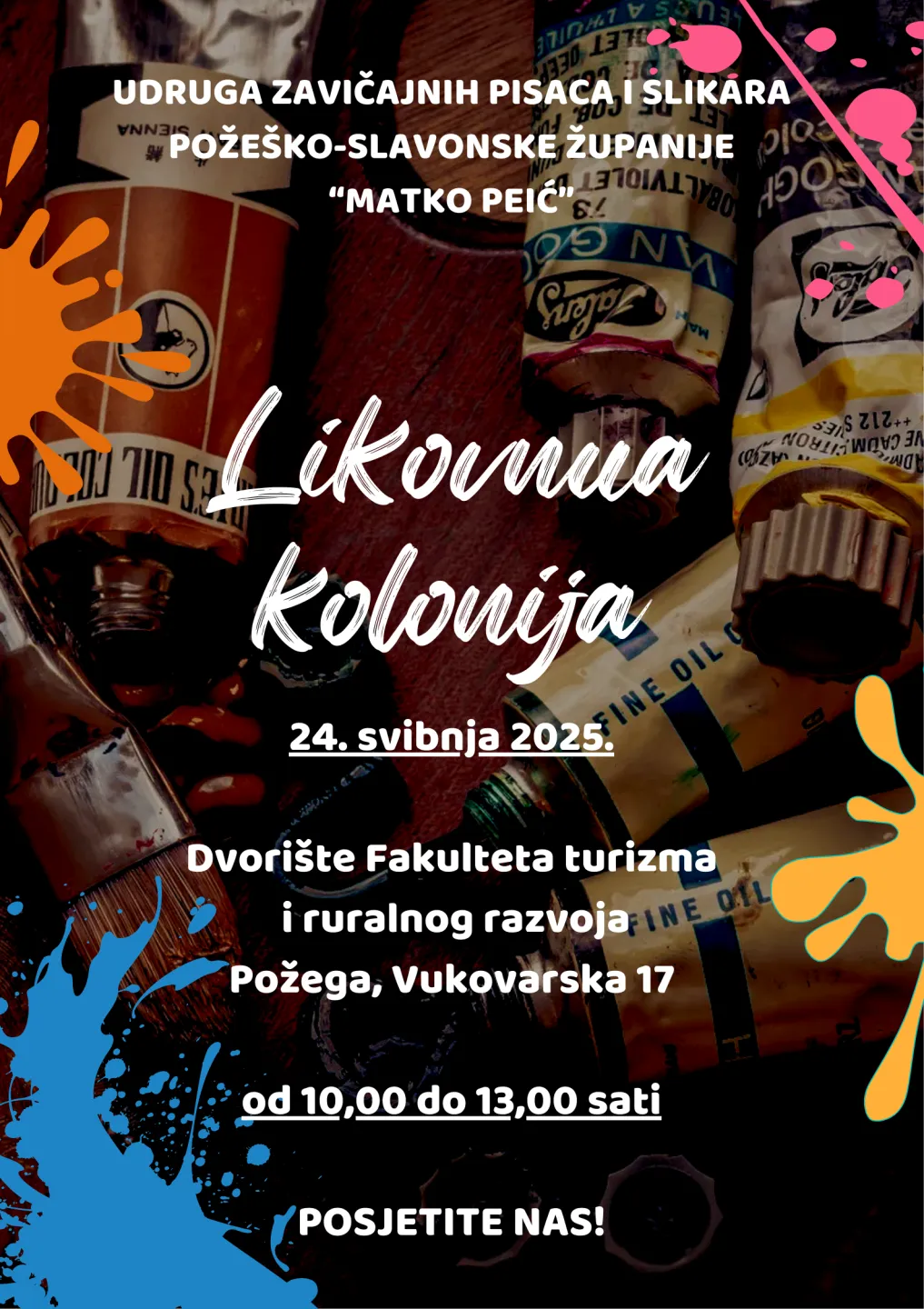 Udruga zavičajnih pisaca i slikara „Matko Peić“ organizira 9. Likovnu koloniju