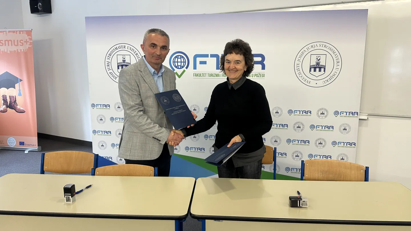 Potpisan Sporazum o poslovnoj suradnji: Gradski muzej Požega nova je vanjska nastavna baza Fakulteta turizma i ruralnog razvoja