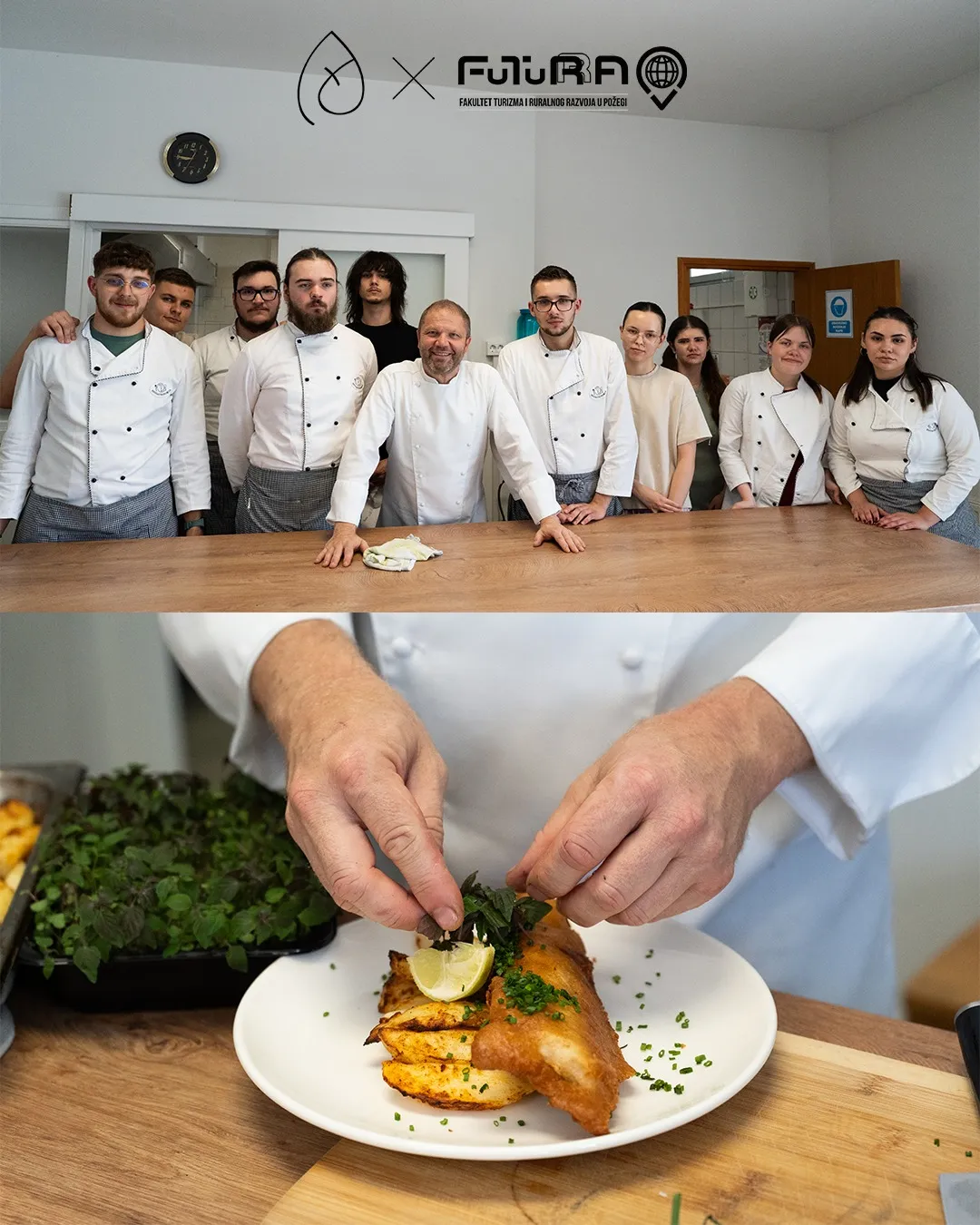 Okusi izvrsnosti: Chef Tomica Đukić oduševio FUTURRA studente